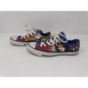 Converse All Star Wonder Woman Low Top Shoes M Size 4 W 6 Chuck Taylor DC Comics
